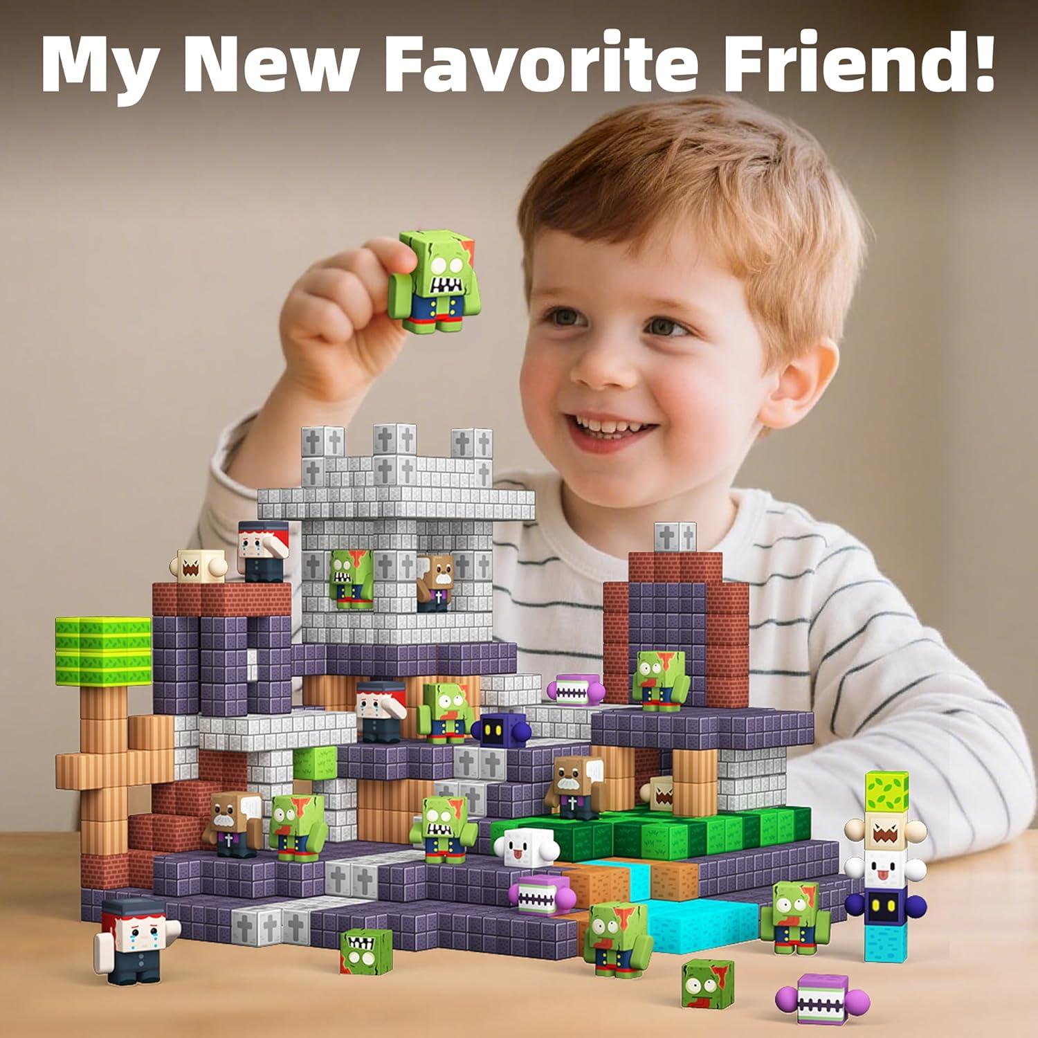 Juego de Figuras Magnéticas GobiDex 8PCS para Niños 3+