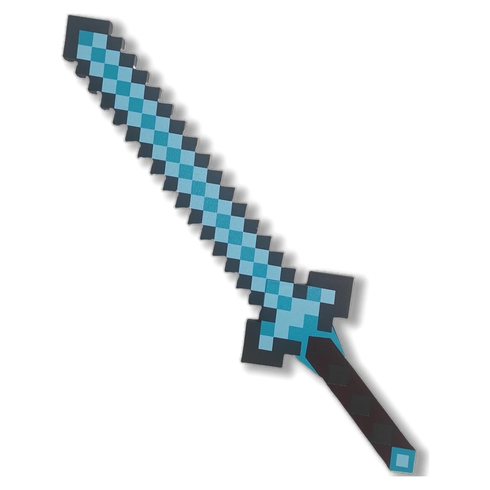 Conjunto de Armas Pixel Miner - Espada Retráctil ABS 60 cm