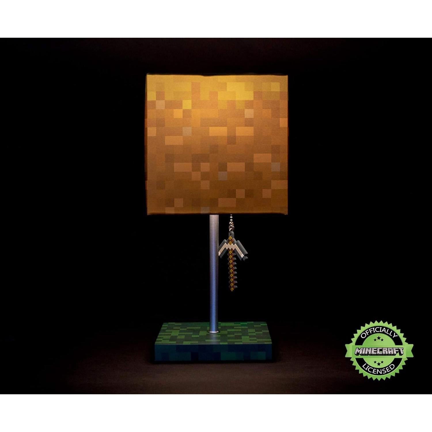 Lámpara de Escritorio LED Ukonic Minecraft Bloque de Hierba 35.56cm