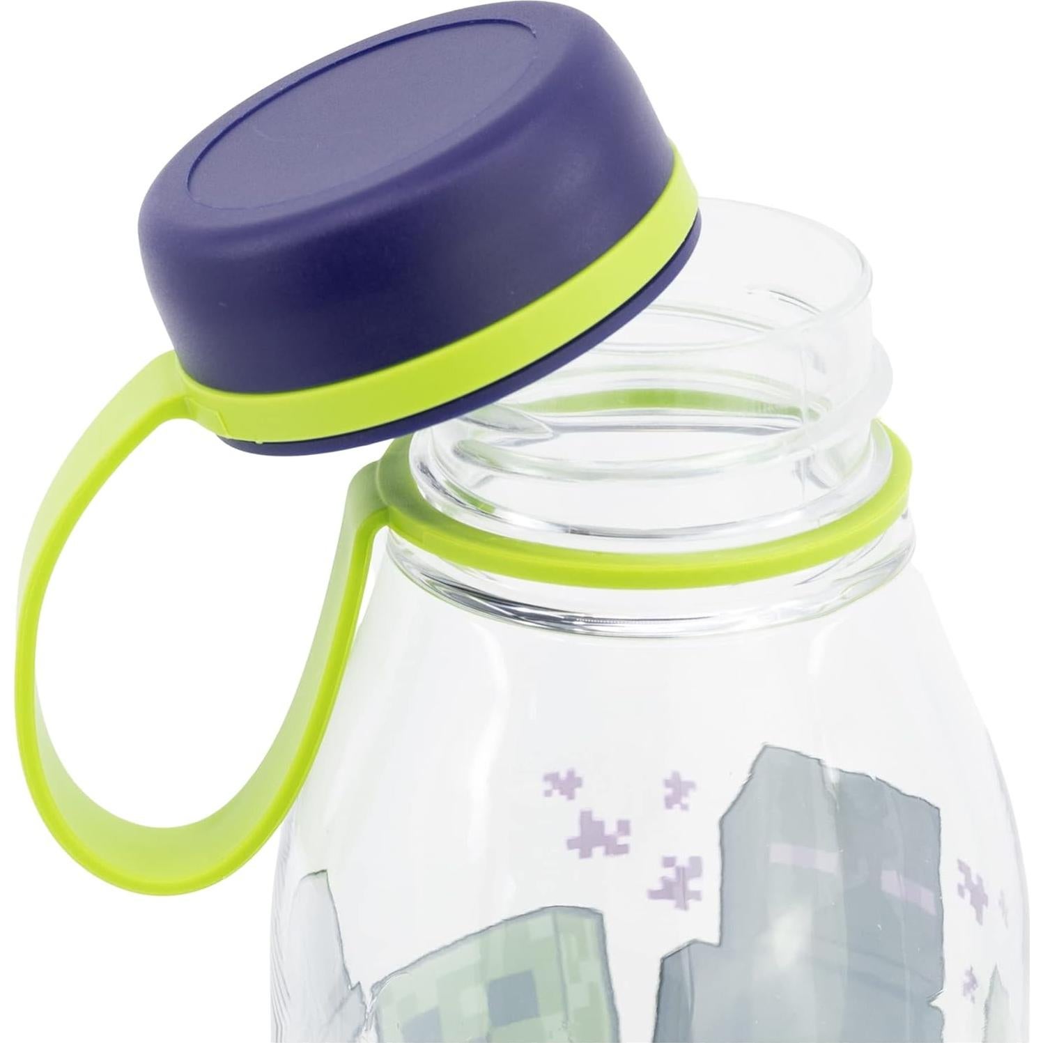 Botella de Agua Stor Minecraft 650ml Reutilizable BPA Libre