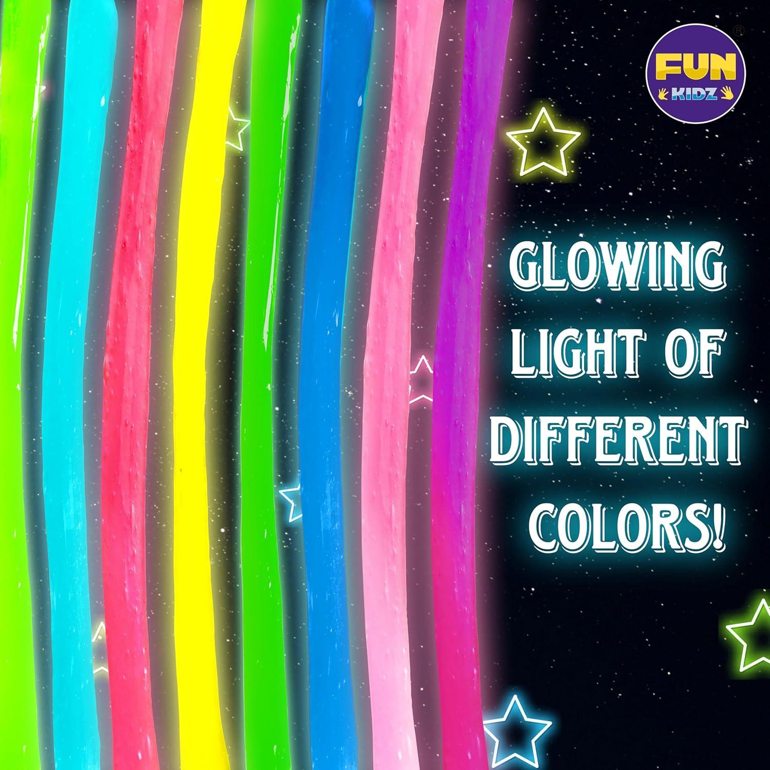 Kit de Slime Brillante FunKidz 1.035 L 4 Colores Neón