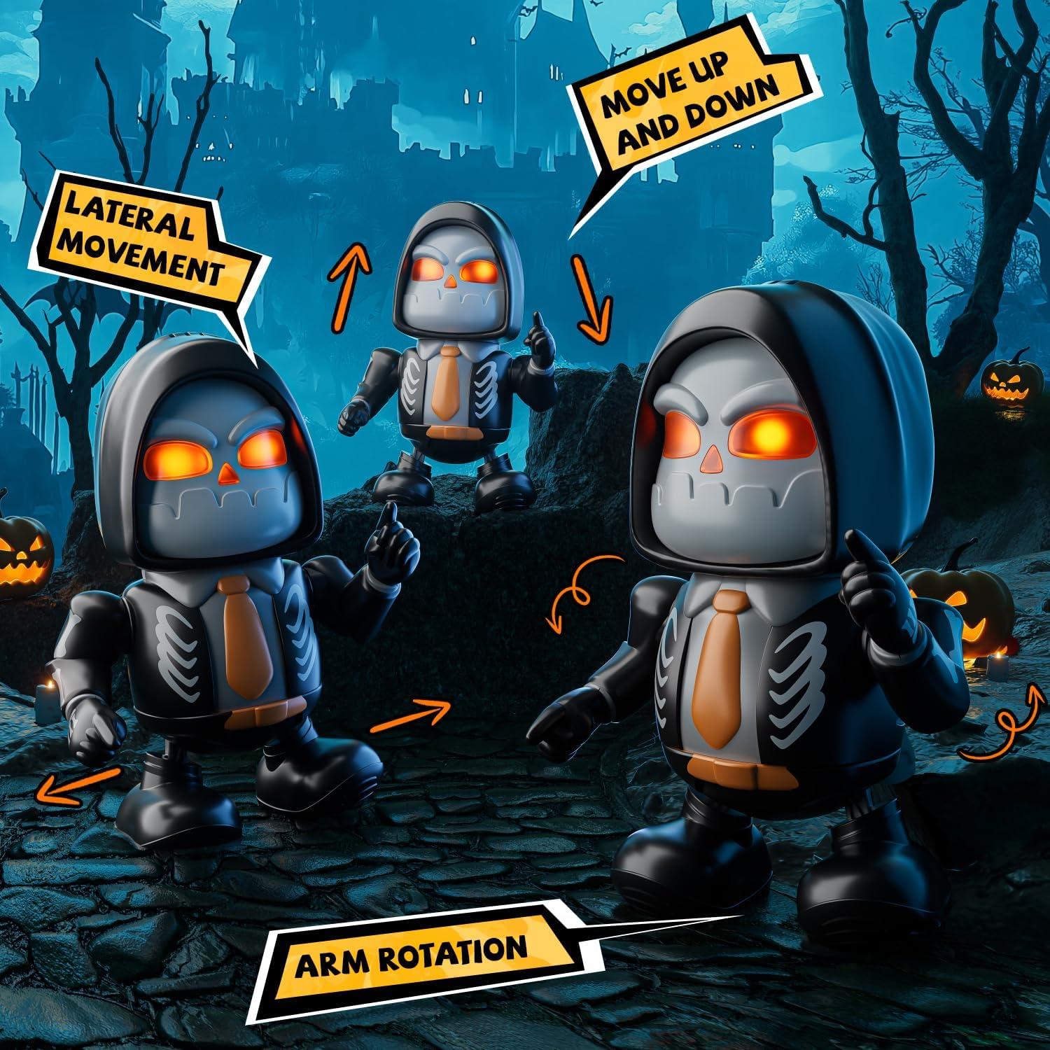 Robot Esqueleto de Halloween MOBI ONE para Niños 3+ Años