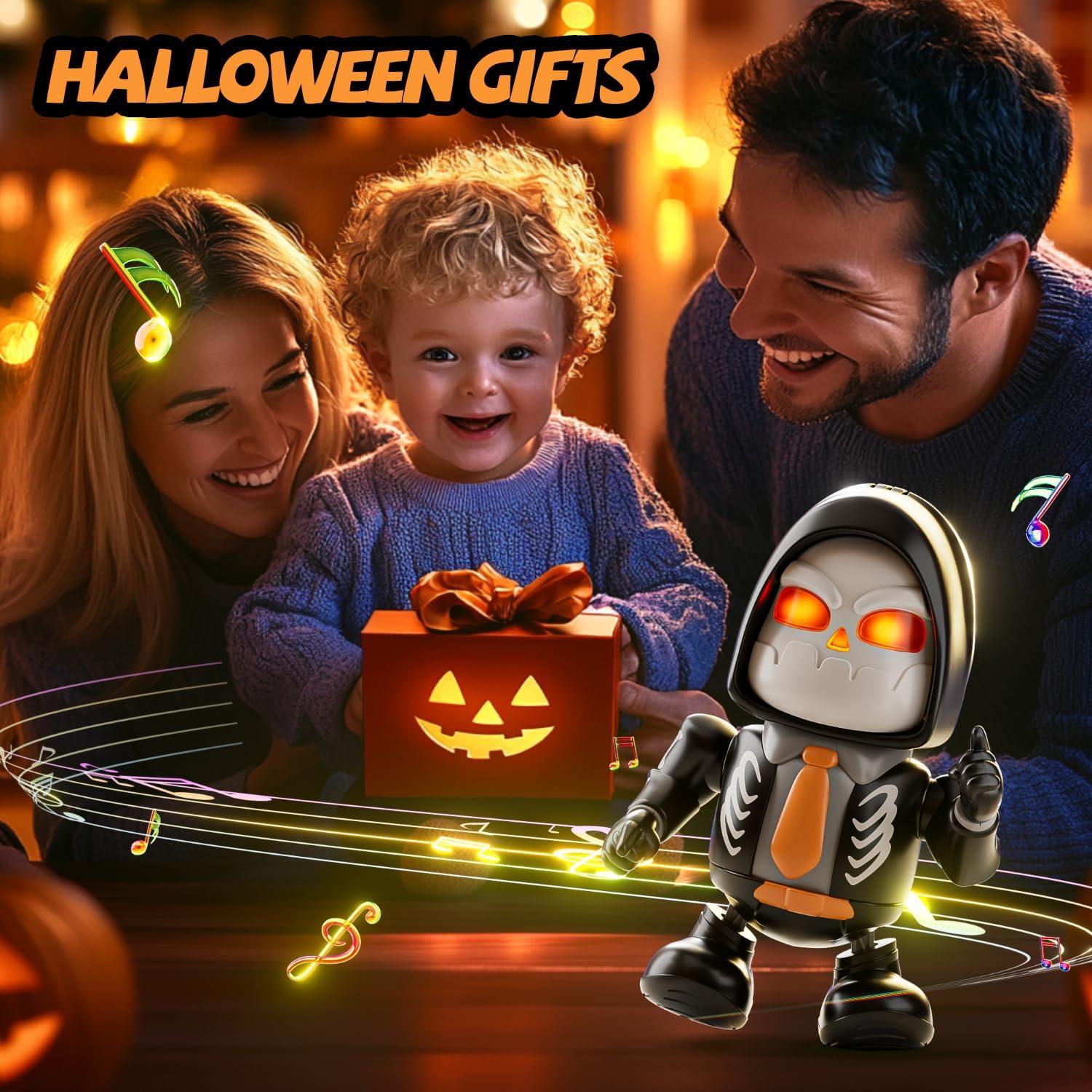 Robot Esqueleto de Halloween MOBI ONE para Niños 3+ Años