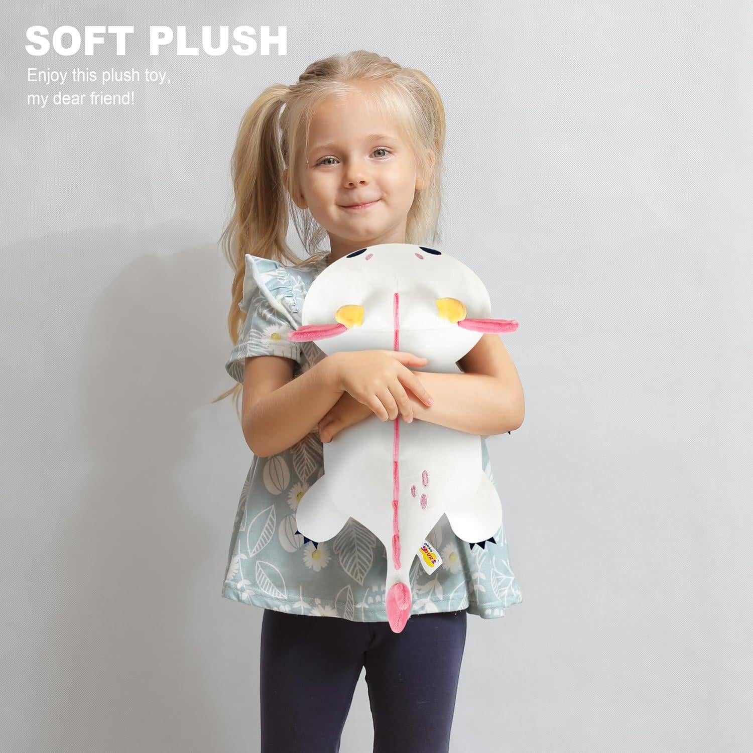 Juguete de Peluche Dragón Blanco Onsoyours 25.4 cm Suave