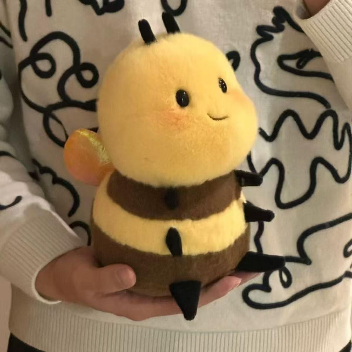 Peluche Abeja Sonriente 20 cm - Juguete de Felpa Suave