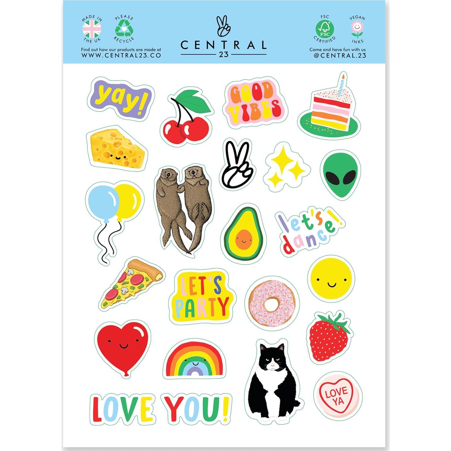 Tarjeta de Cumpleaños 8° Central 23 Minecraft con Stickers