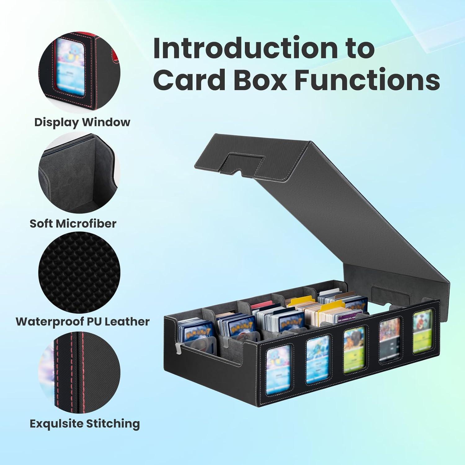 Estuche de Cartas Coleccionables Gvirtcoz con 48 Divisores