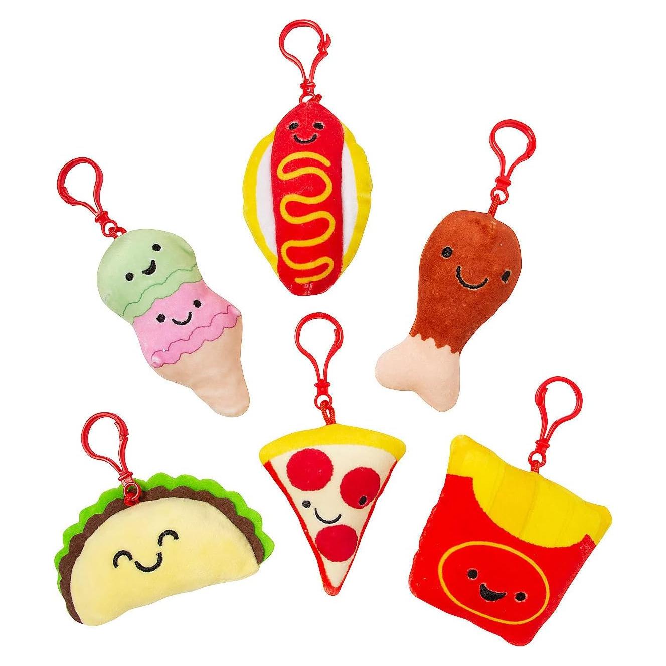 Llavero Clip de Mochila de Peluche Fun Express - 12 Piezas