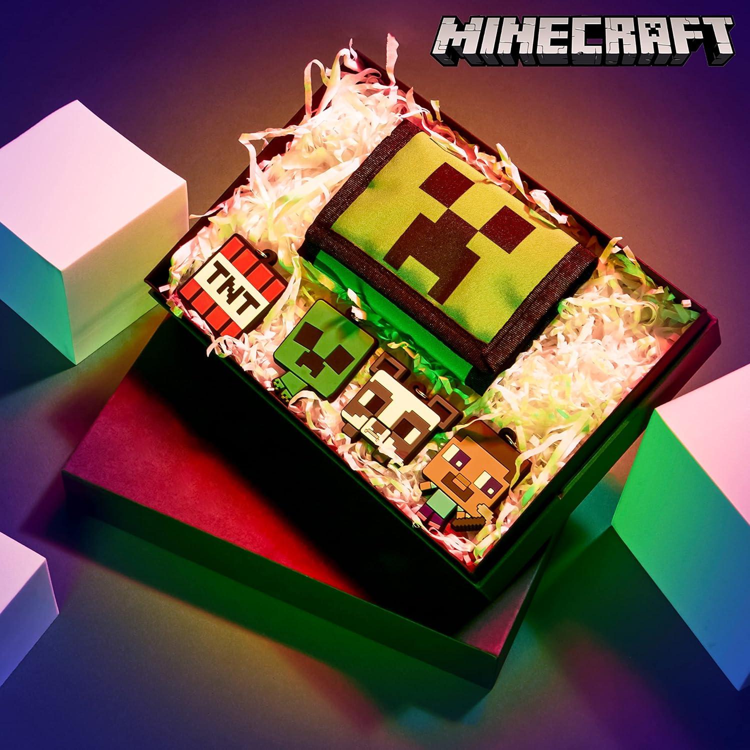 Cartera Minecraft para Niños con Ranuras y Bolsillo Cierre