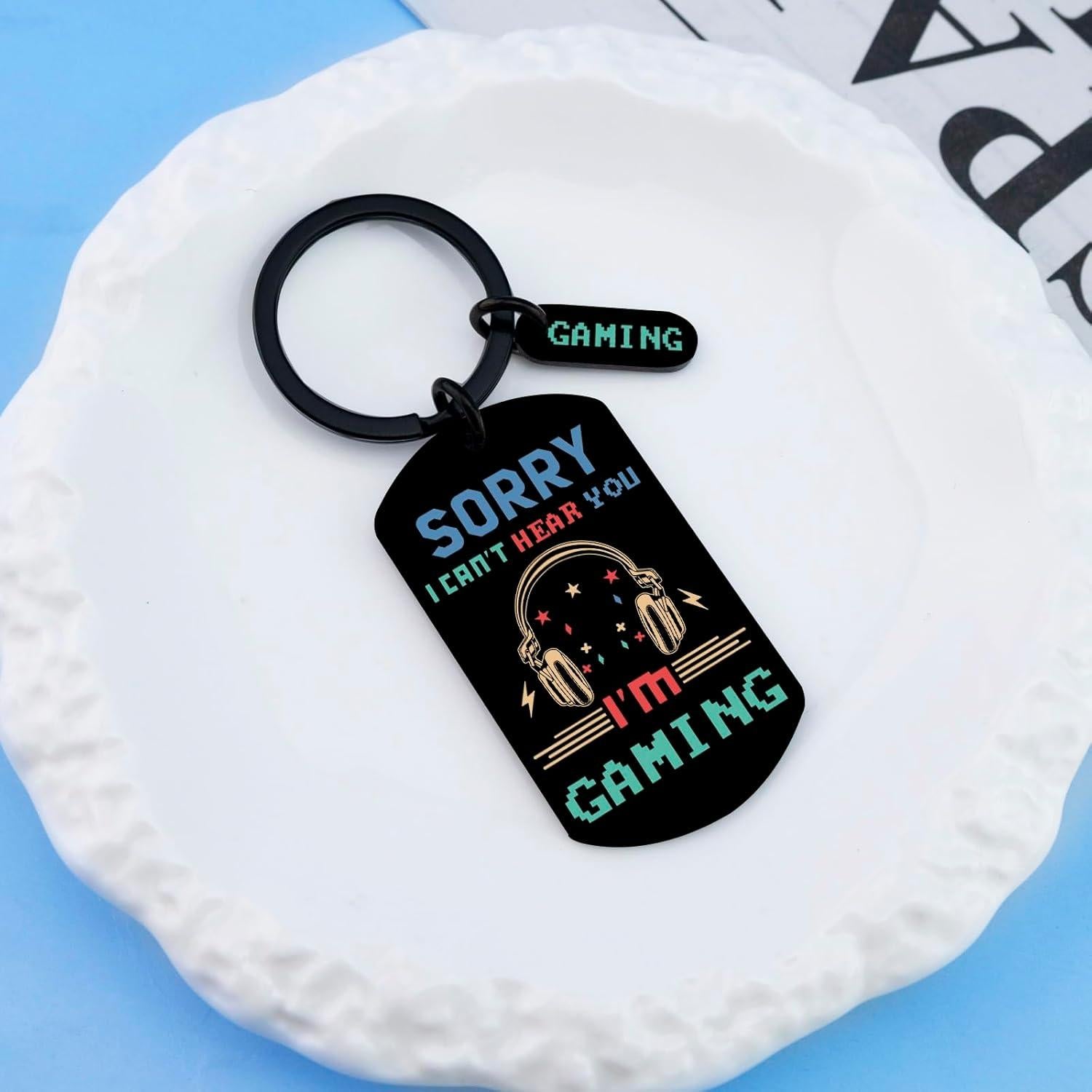 Llavero de Videojuego para Hombres - Regalo Original 5x5cm