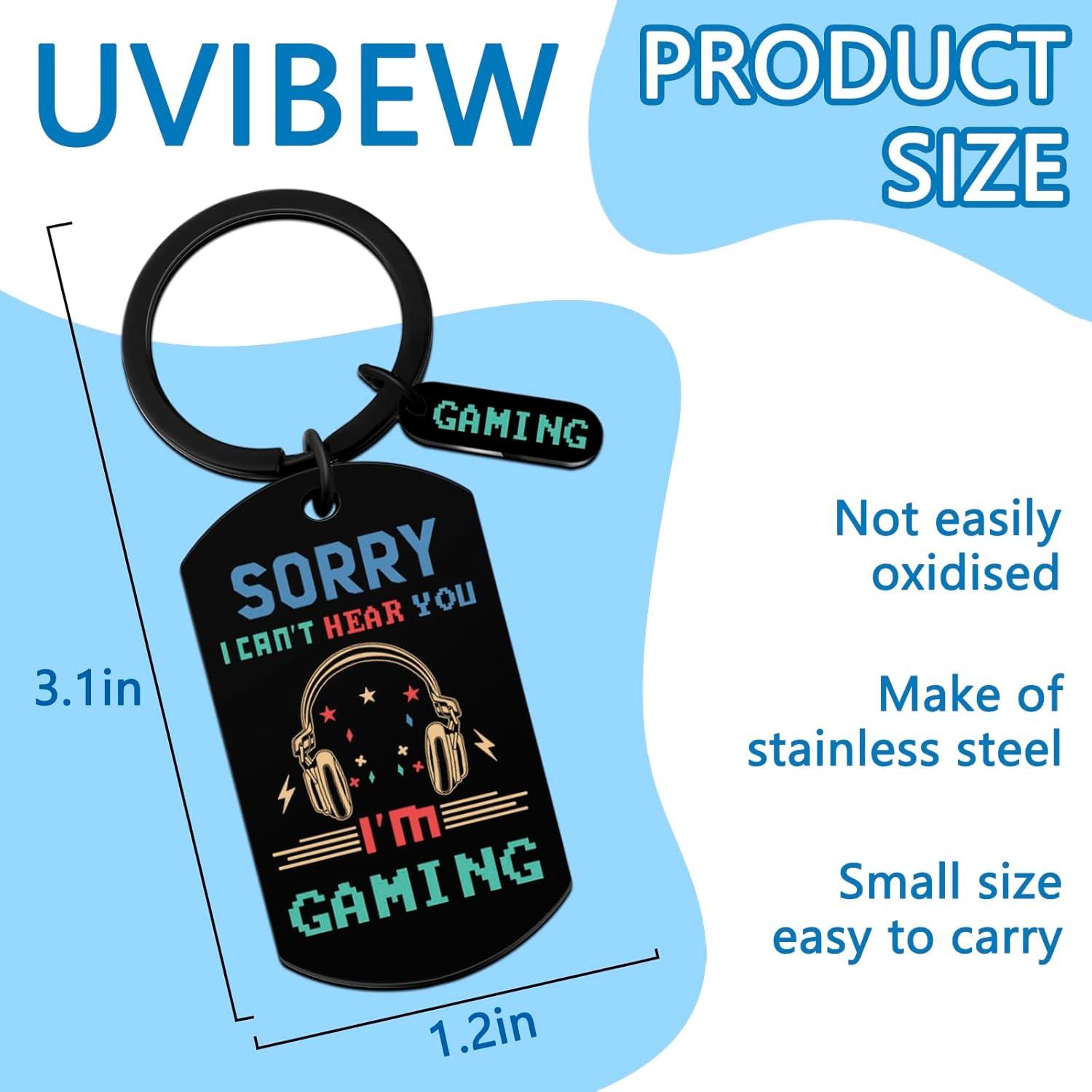 Llavero de Videojuego para Hombres - Regalo Original 5x5cm