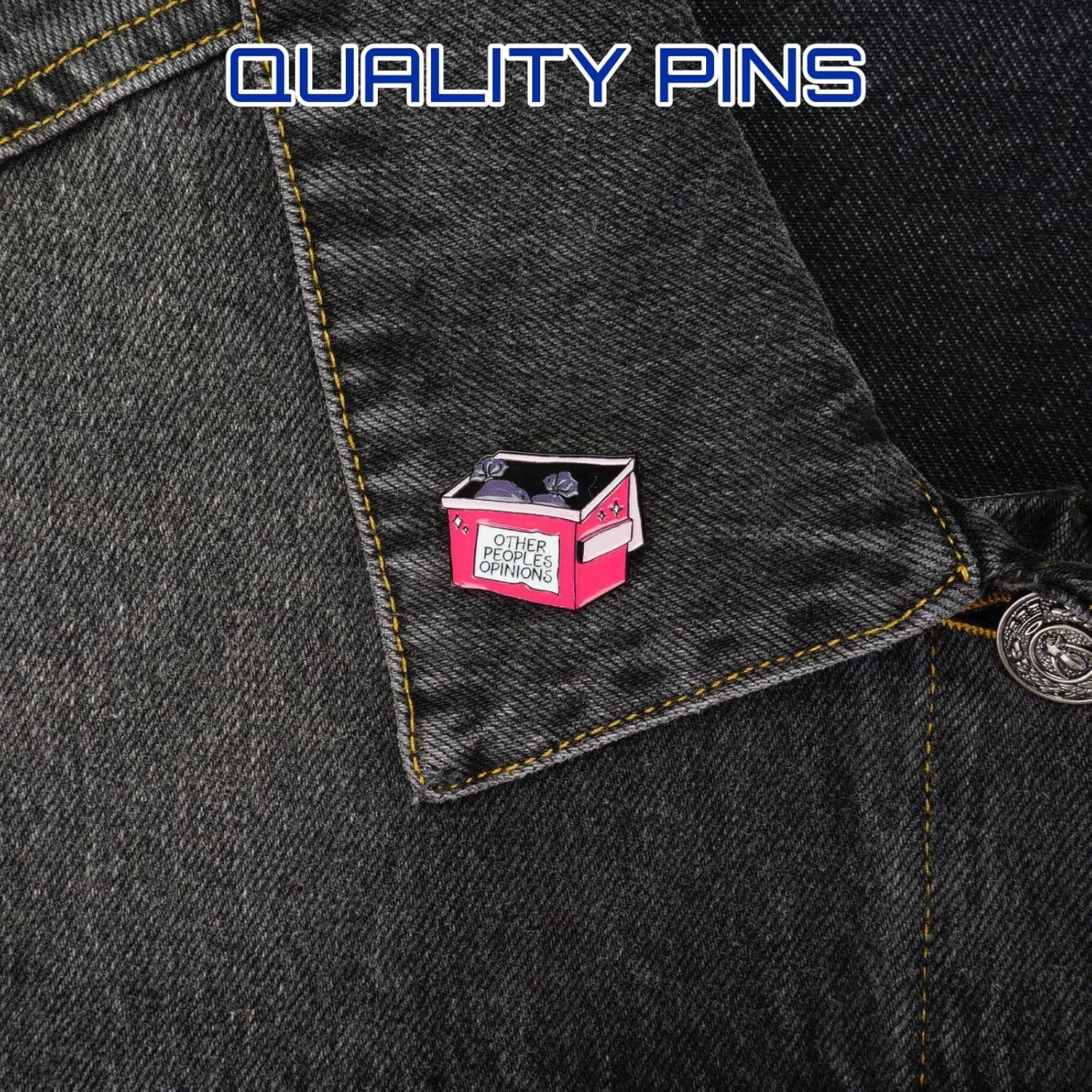 Pins de esmalte Herxion para mochilas y sombreros - Unisex