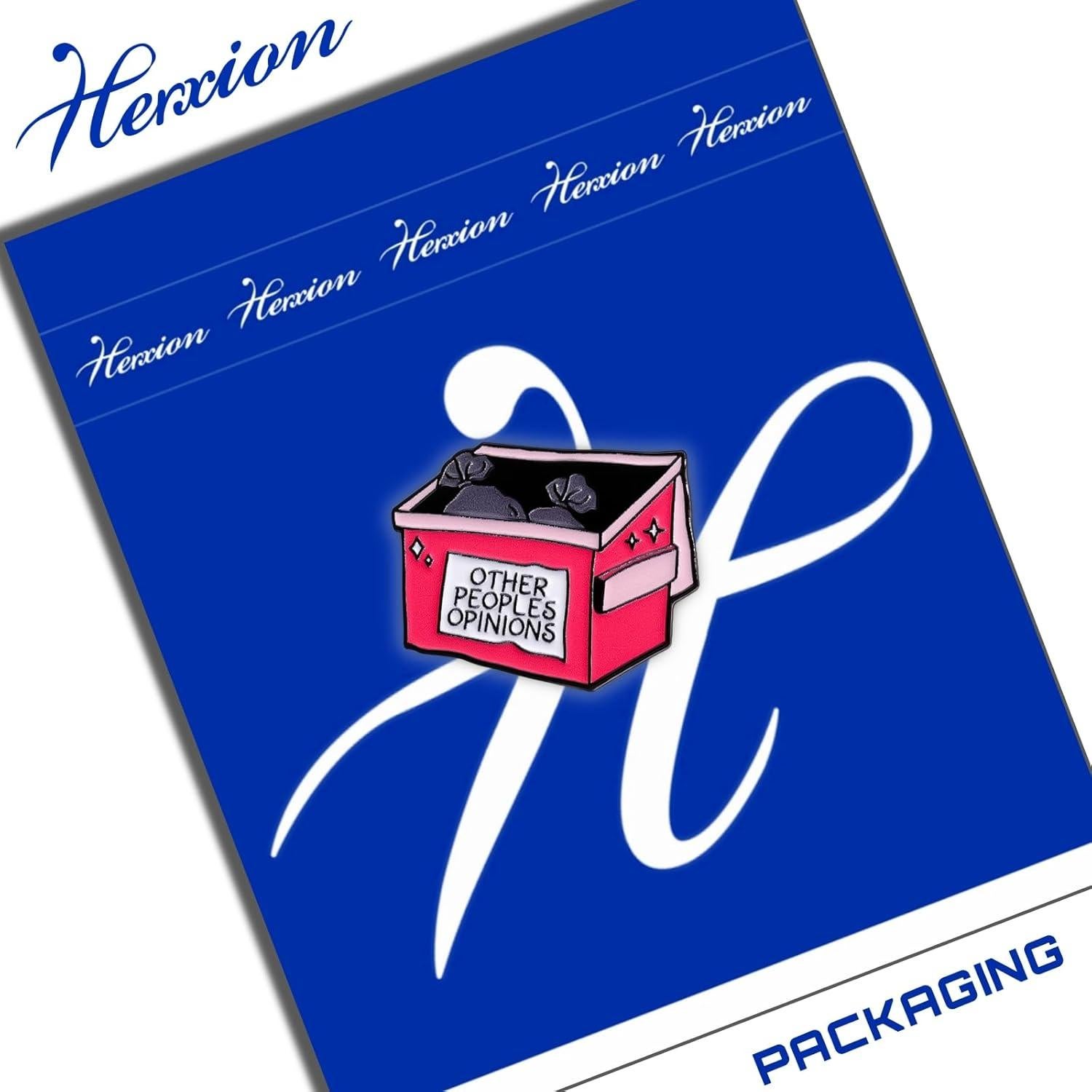 Pins de esmalte Herxion para mochilas y sombreros - Unisex