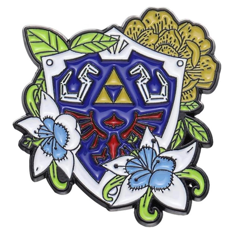 Pins de Esmalte Zelda - Broches Insignias 3x2.7cm
