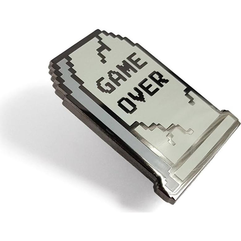 Pin de Esmalte 8-Bit Tumba Game Over Pinsanity 3.5cm