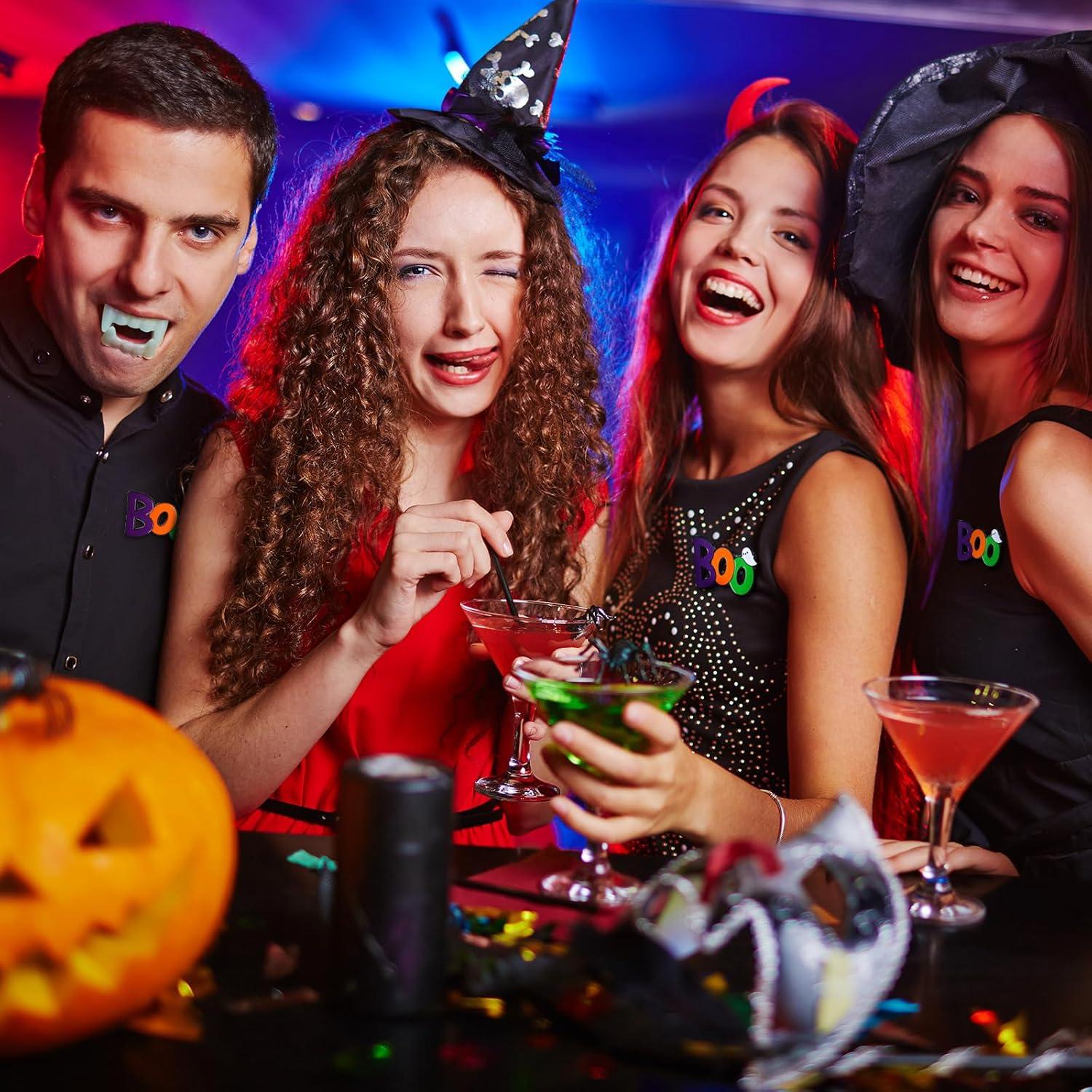 Paquete de 24 Pines de Esmalte Halloween Boo - Fantasmas