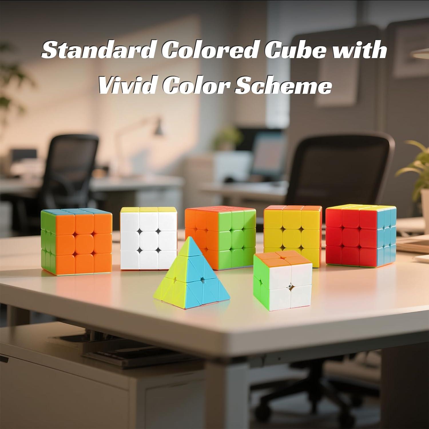 Cubo de Velocidad 3x3 Nabreeli con Soporte y Tutorial - Juguete Educativo