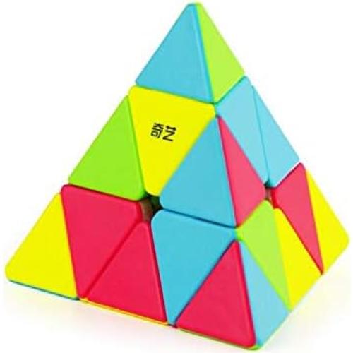 Cubo de Velocidad CuberSpeed QiMing Pirámide Sin Etiquetas 10cm