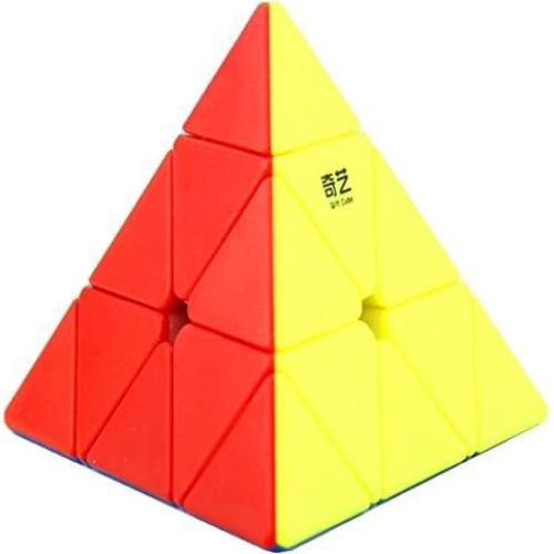 Cubo de Velocidad CuberSpeed QiMing Pirámide Sin Etiquetas 10cm