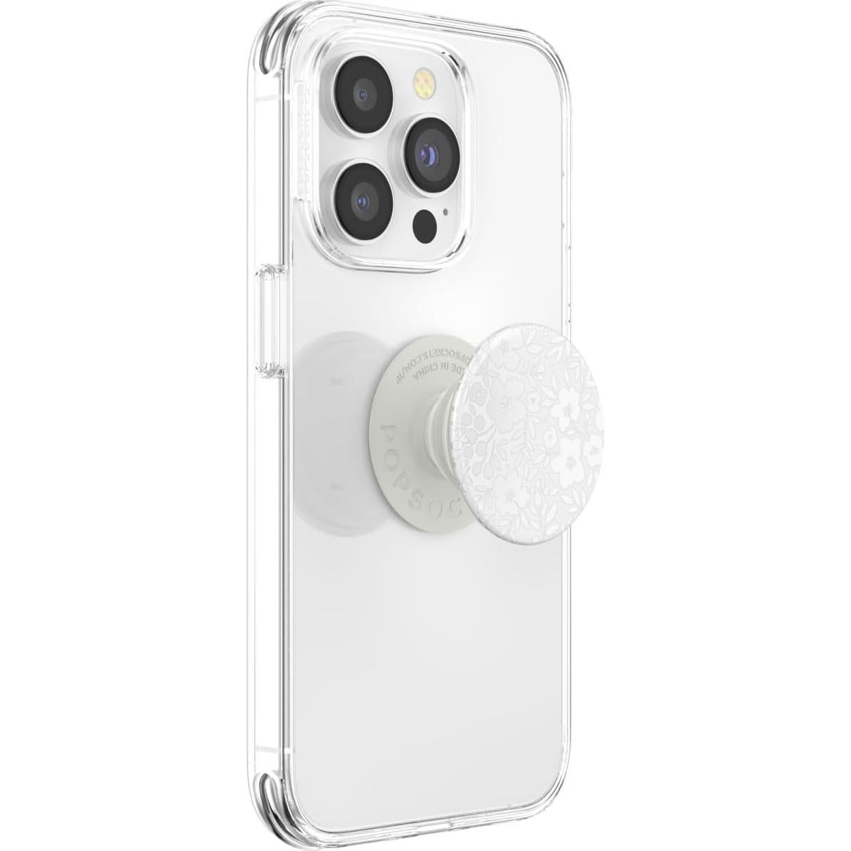 PopSockets Agarre Adhesivo para Teléfono Blanco Fresco