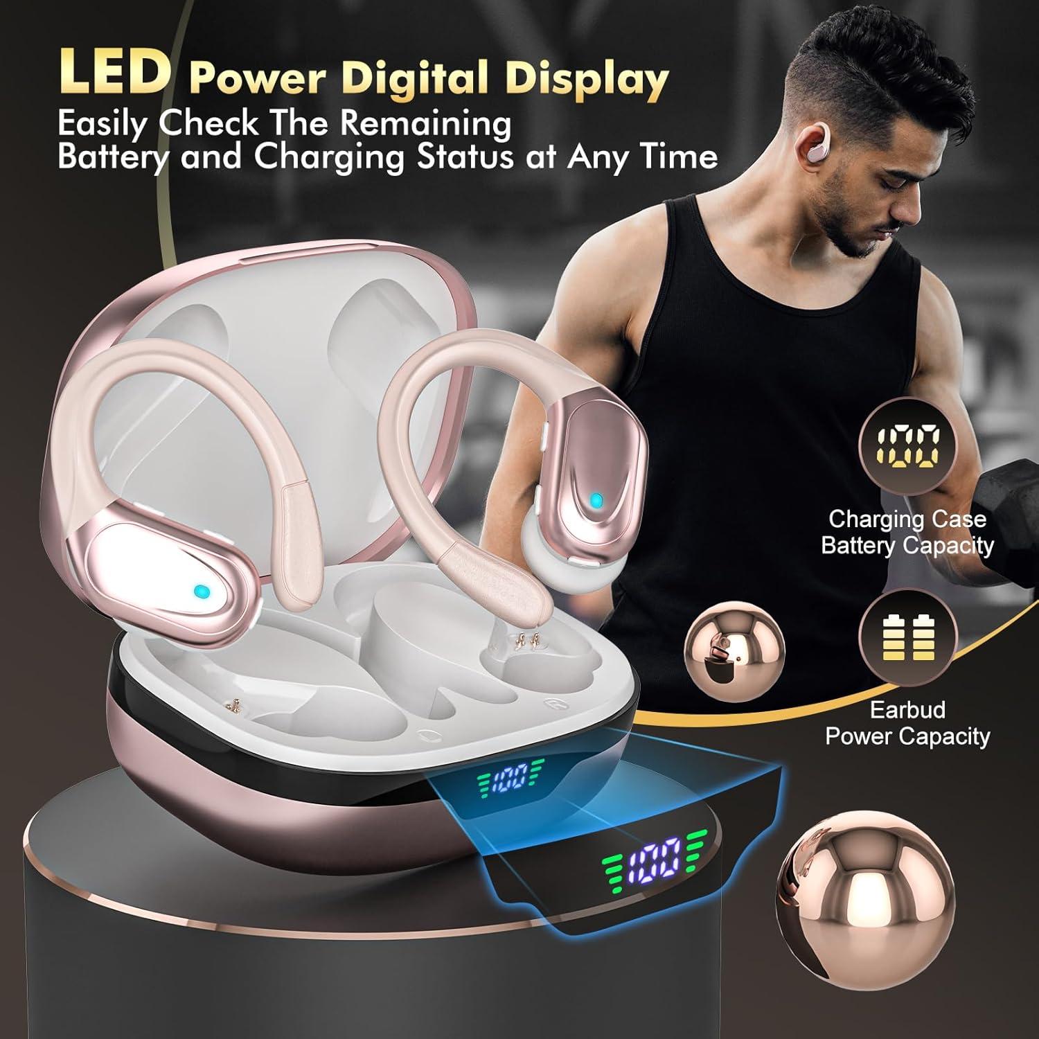 Auriculares Inalámbricos HAOYUYAN BX17 Bluetooth 5.3 IPX7 80h