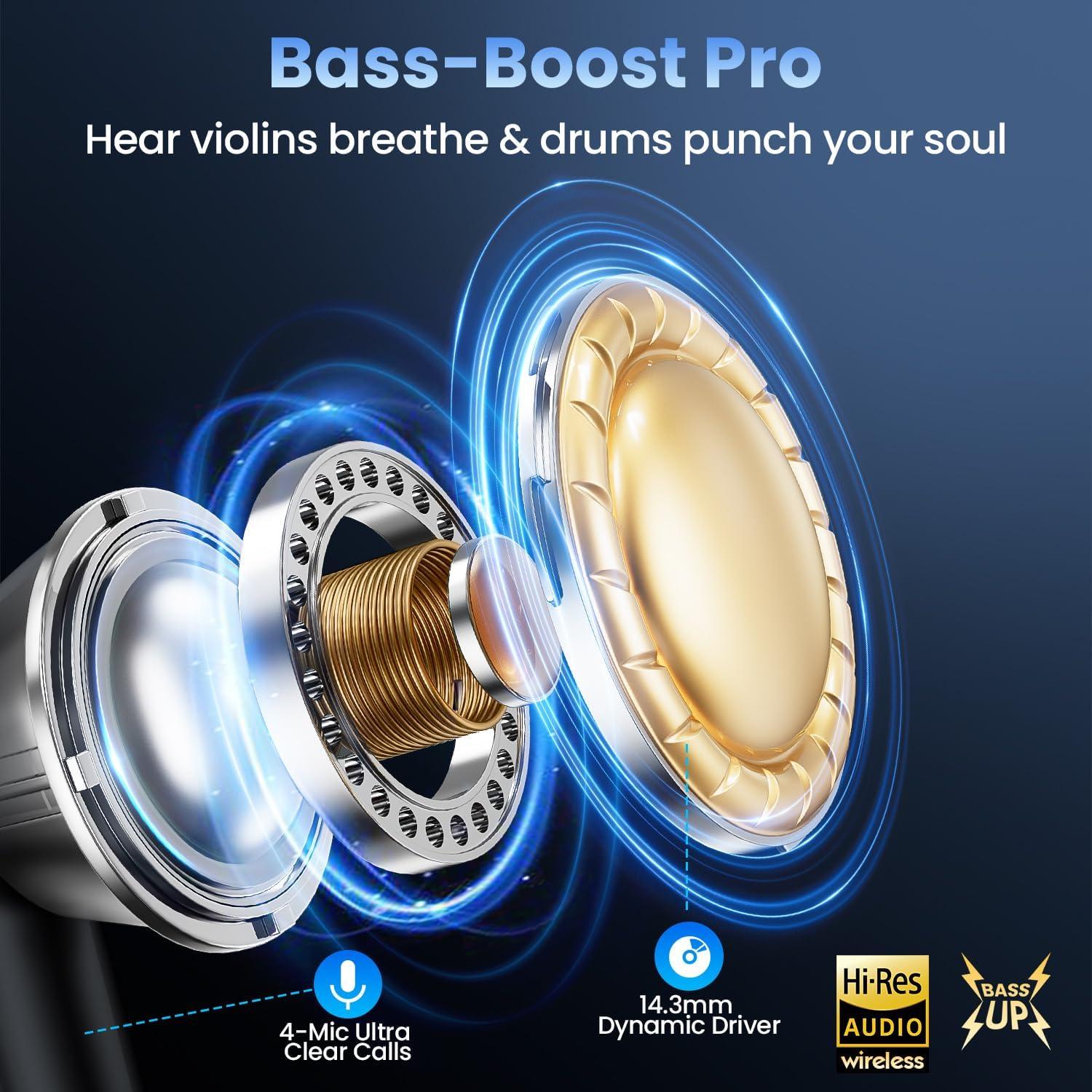 Auriculares Inalámbricos T10 Bluetooth 5.4 con Pantalla LED