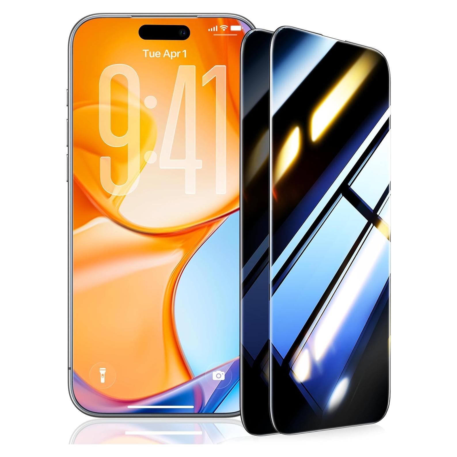 Protector de Pantalla Privado UltraGlass 9H para iPhone 17 Pro Max