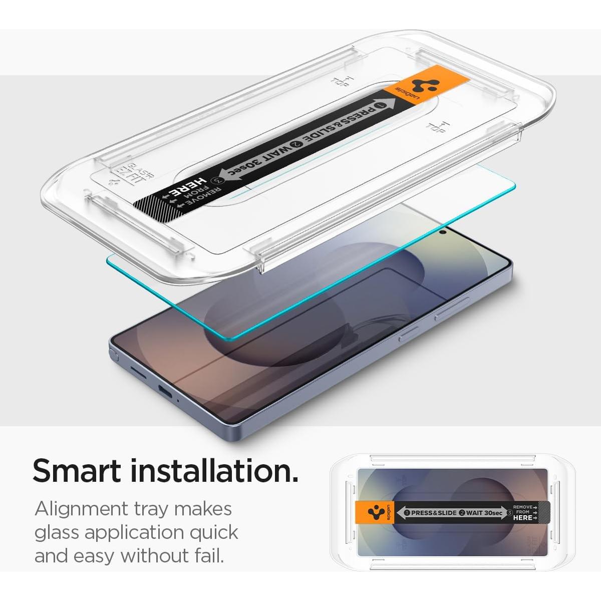 Protector de Pantalla Vidrio Templado Spigen Galaxy S25 Ultra - 2 Pzas