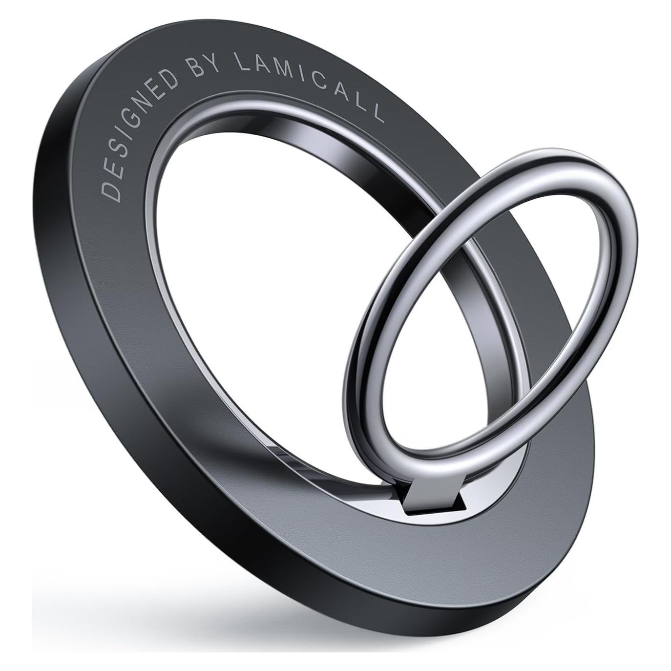 Anillo Magnético Lamicall para Teléfono MagSafe Negro