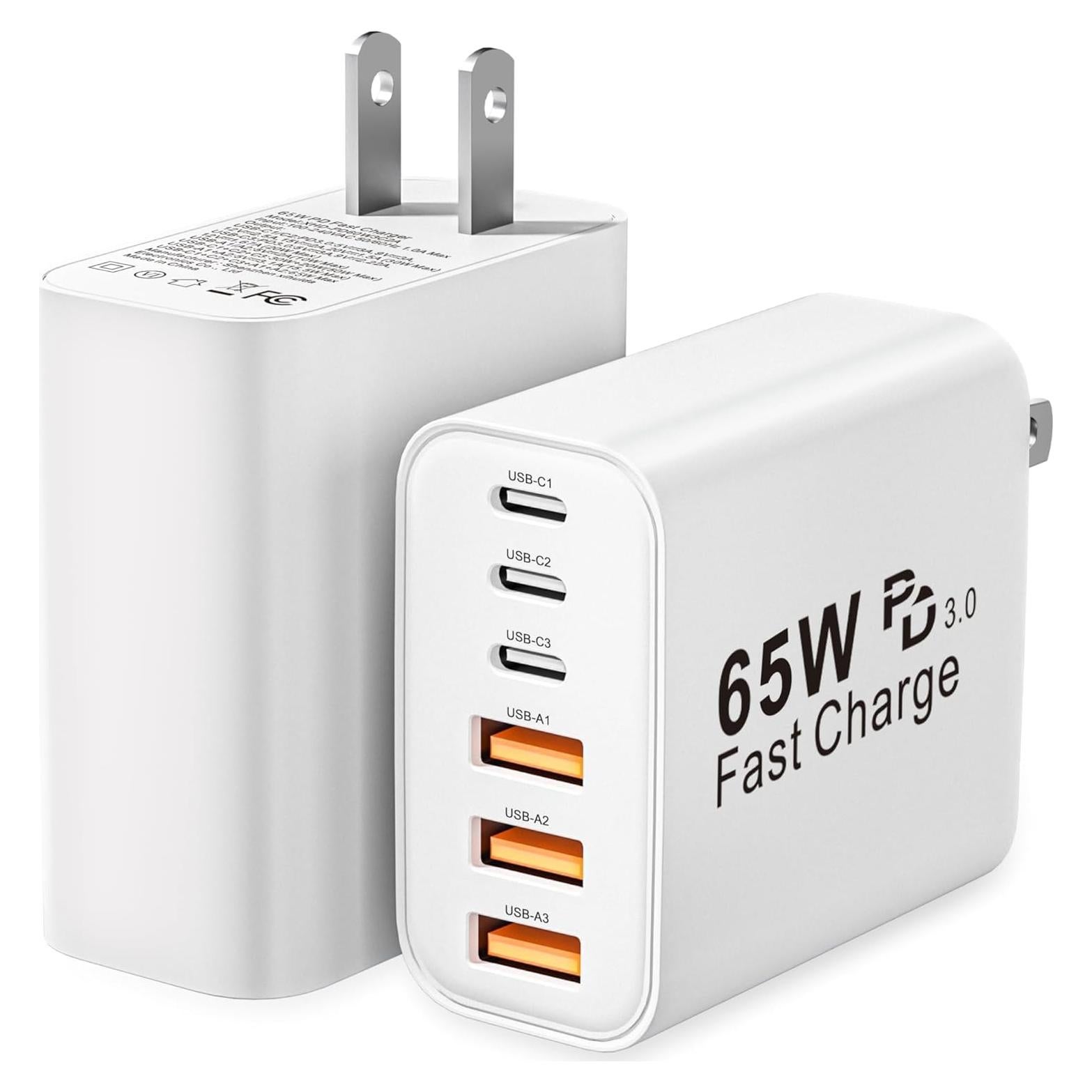 Cargador de Pared USB C 60W 5 Puertos Shenzhen Xihuida