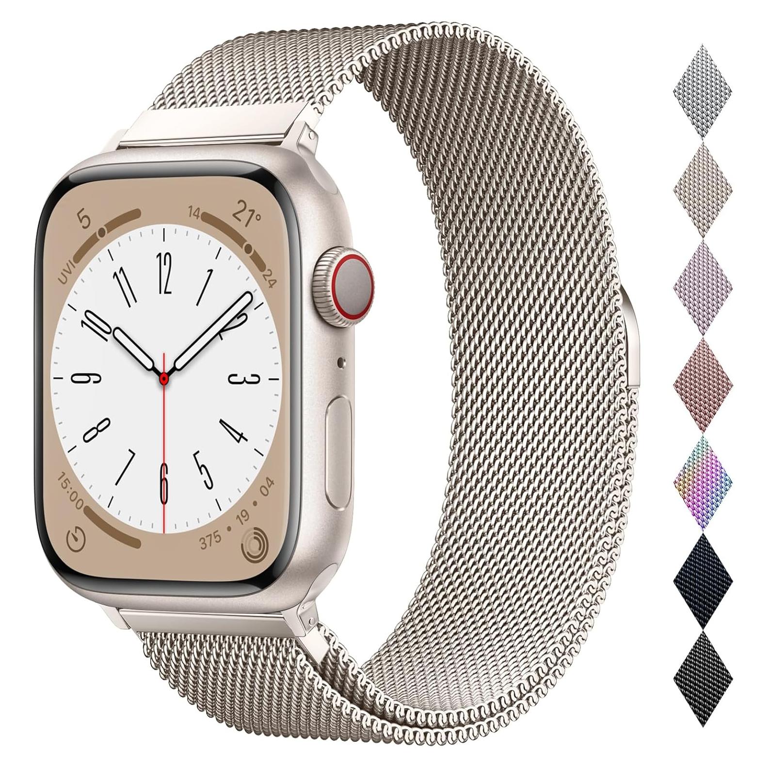 Banda de Acero Inoxidable BRG para Apple Watch 38-49mm
