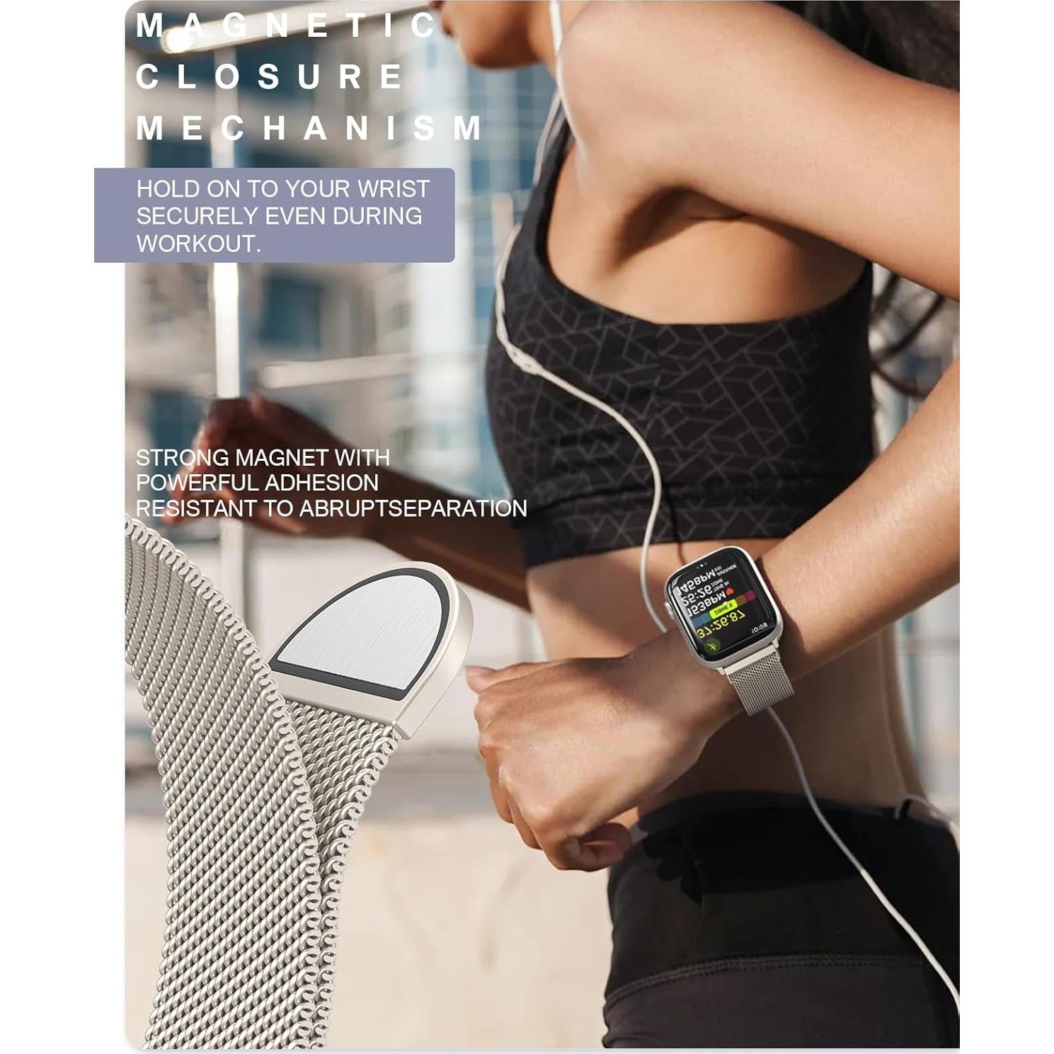 Banda de Acero Inoxidable BRG para Apple Watch 38-49mm