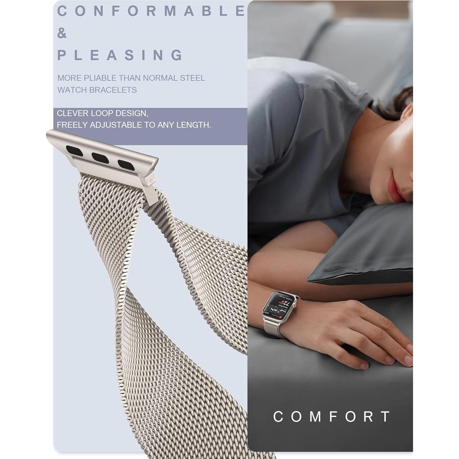 Banda de Acero Inoxidable BRG para Apple Watch 38-49mm