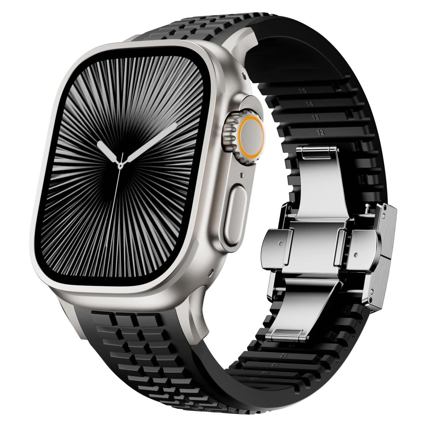 Correa de Silicona para Apple Watch Ultra 2/Series 10-7 44-49mm