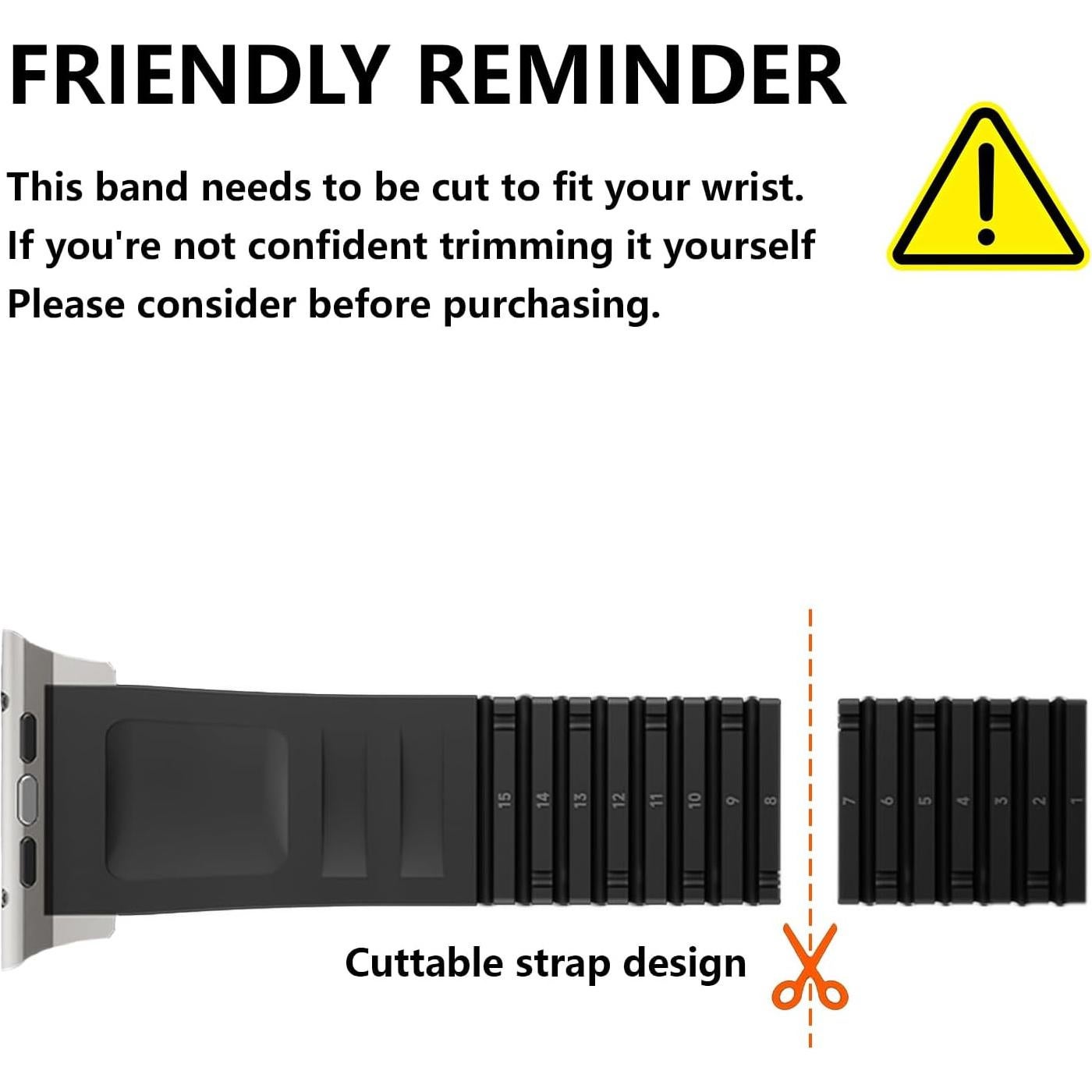 Correa de Silicona para Apple Watch Ultra 2/Series 10-7 44-49mm