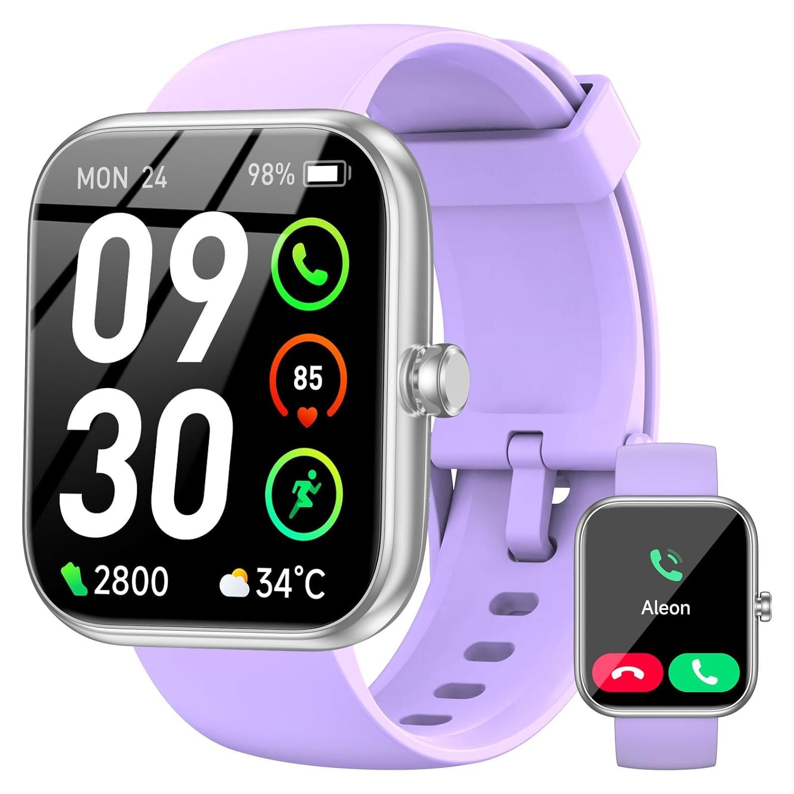 Reloj Inteligente BOOOMIC IDW25 con Alexa, Pantalla 4.65 cm