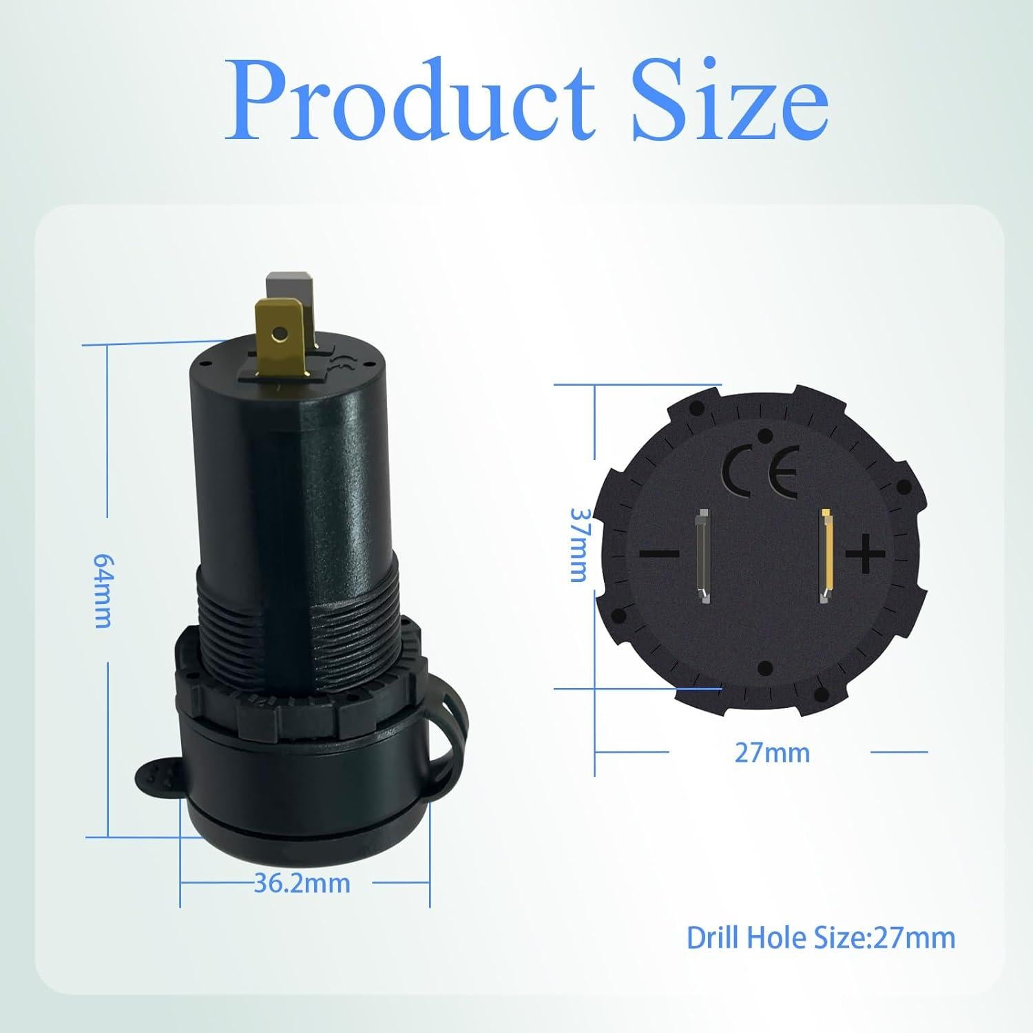 Cargador de coche USB dual 100W BANDC PD QC3.0 12V/24V