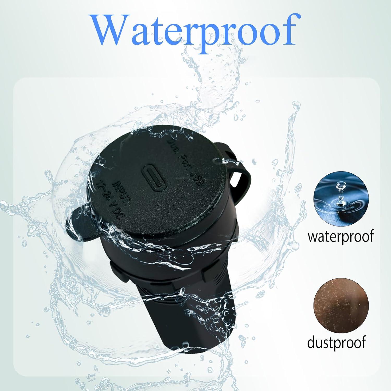 Cargador de coche USB dual 100W BANDC PD QC3.0 12V/24V