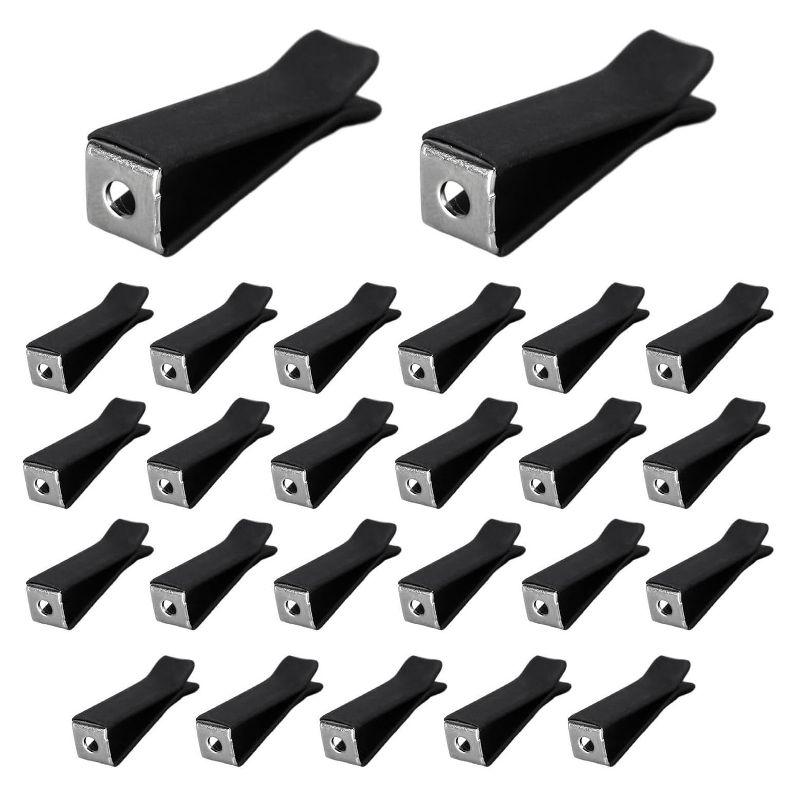 Clips de Ventilación de Aire Augeny 25 PCS Universal Negro