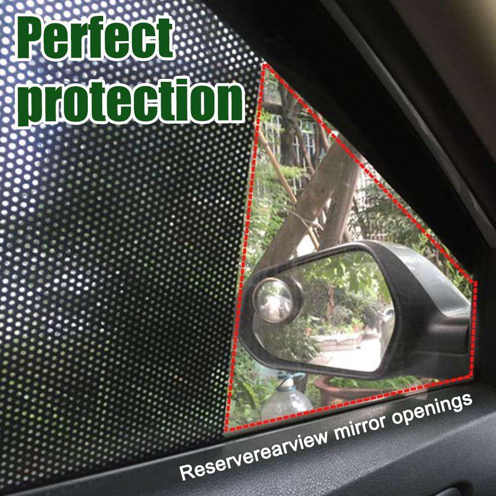 4 Protectores Solares para Ventana Lateral de Coche PACLVIO