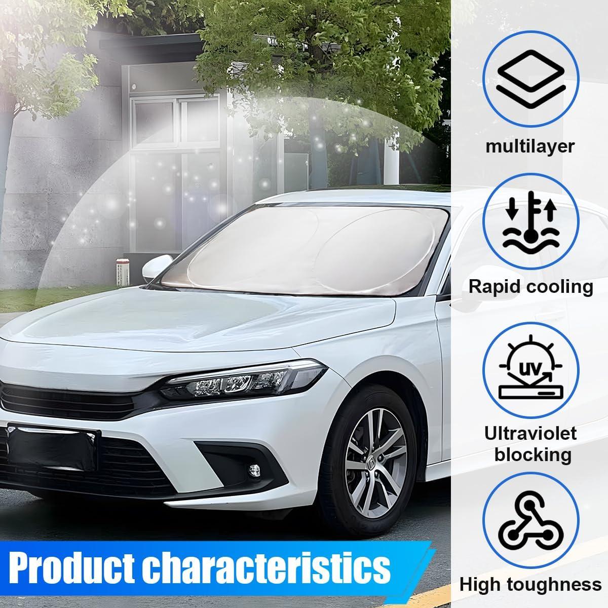 Protector Solar Parabrisas Coche DUSCOKE 6 Piezas UV