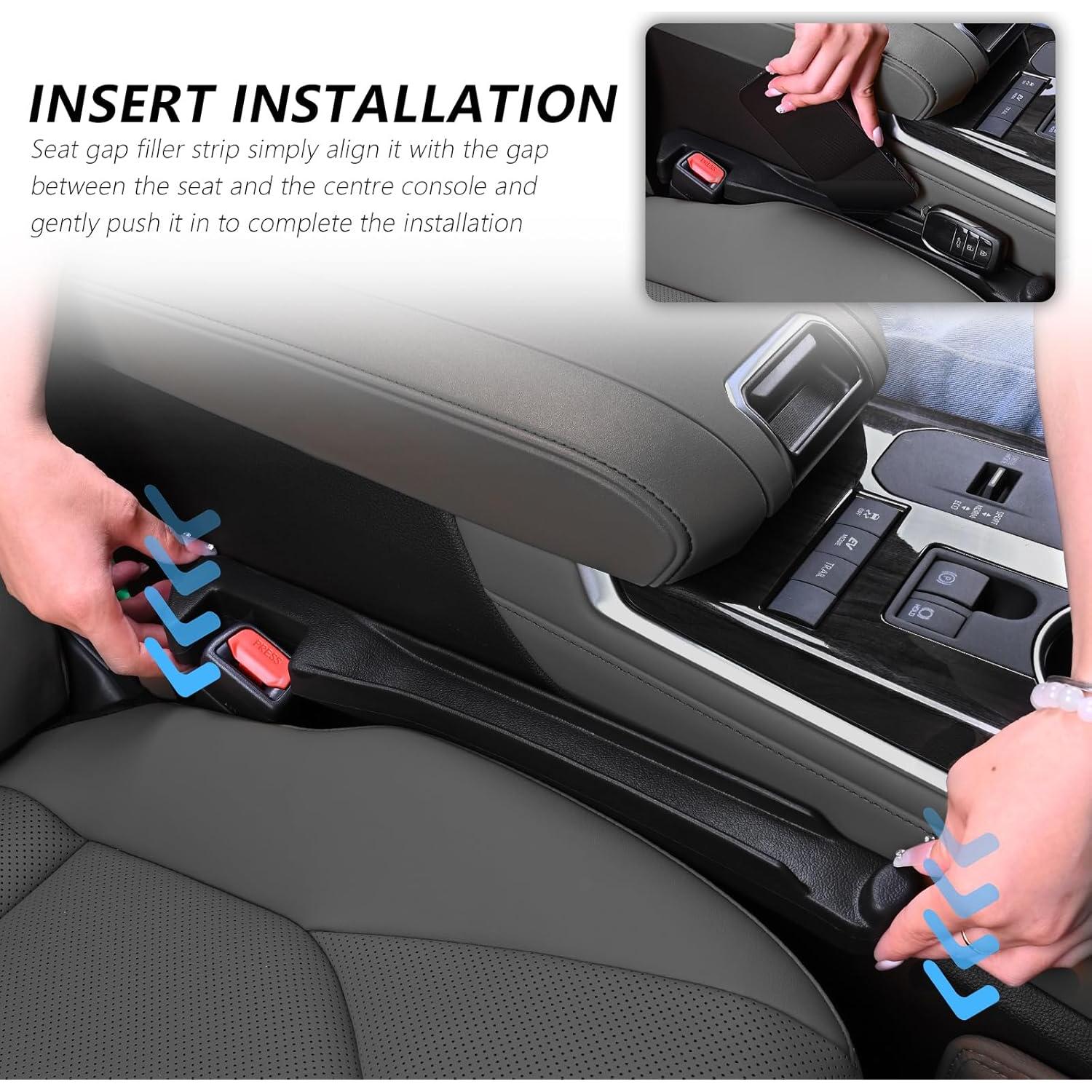 Relleno Organizador Espacio Asientos Coche VKQTS 39.5x5.5cm 2PCS