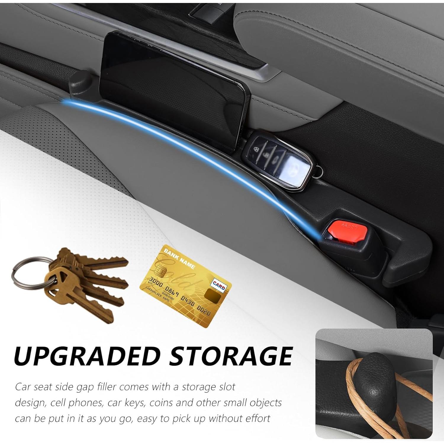 Relleno Organizador Espacio Asientos Coche VKQTS 39.5x5.5cm 2PCS