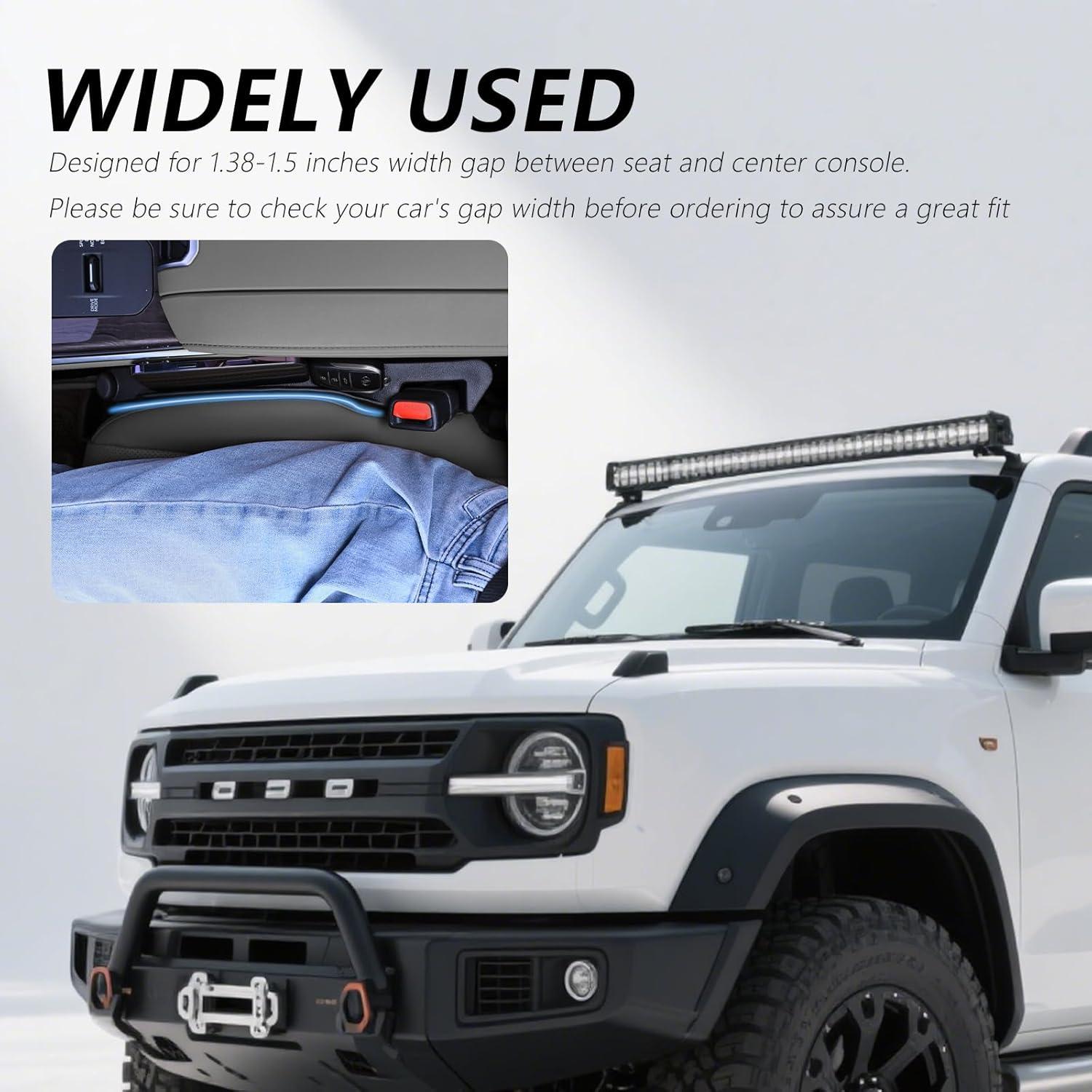 Relleno Organizador Espacio Asientos Coche VKQTS 39.5x5.5cm 2PCS