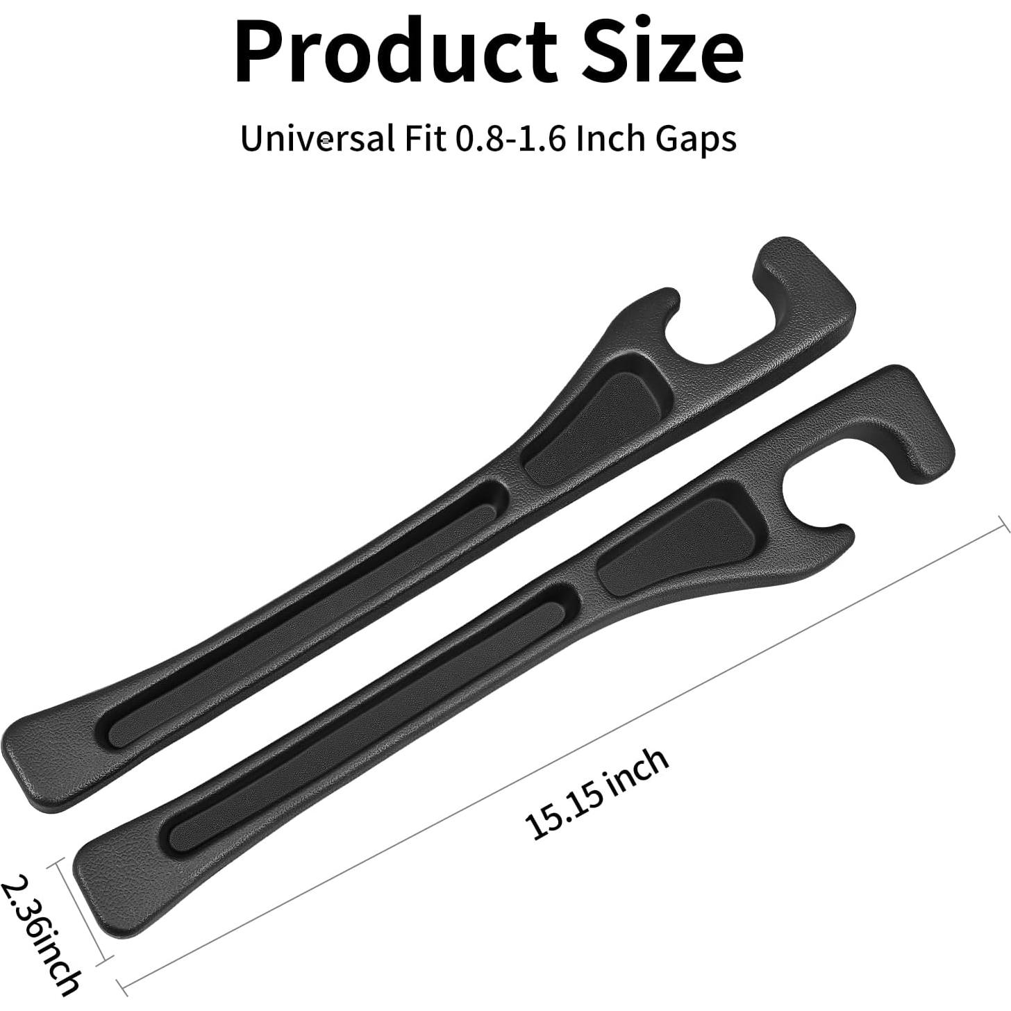 Relleno Espacio Asientos Coche Edotim 2PCS Negro Organizador