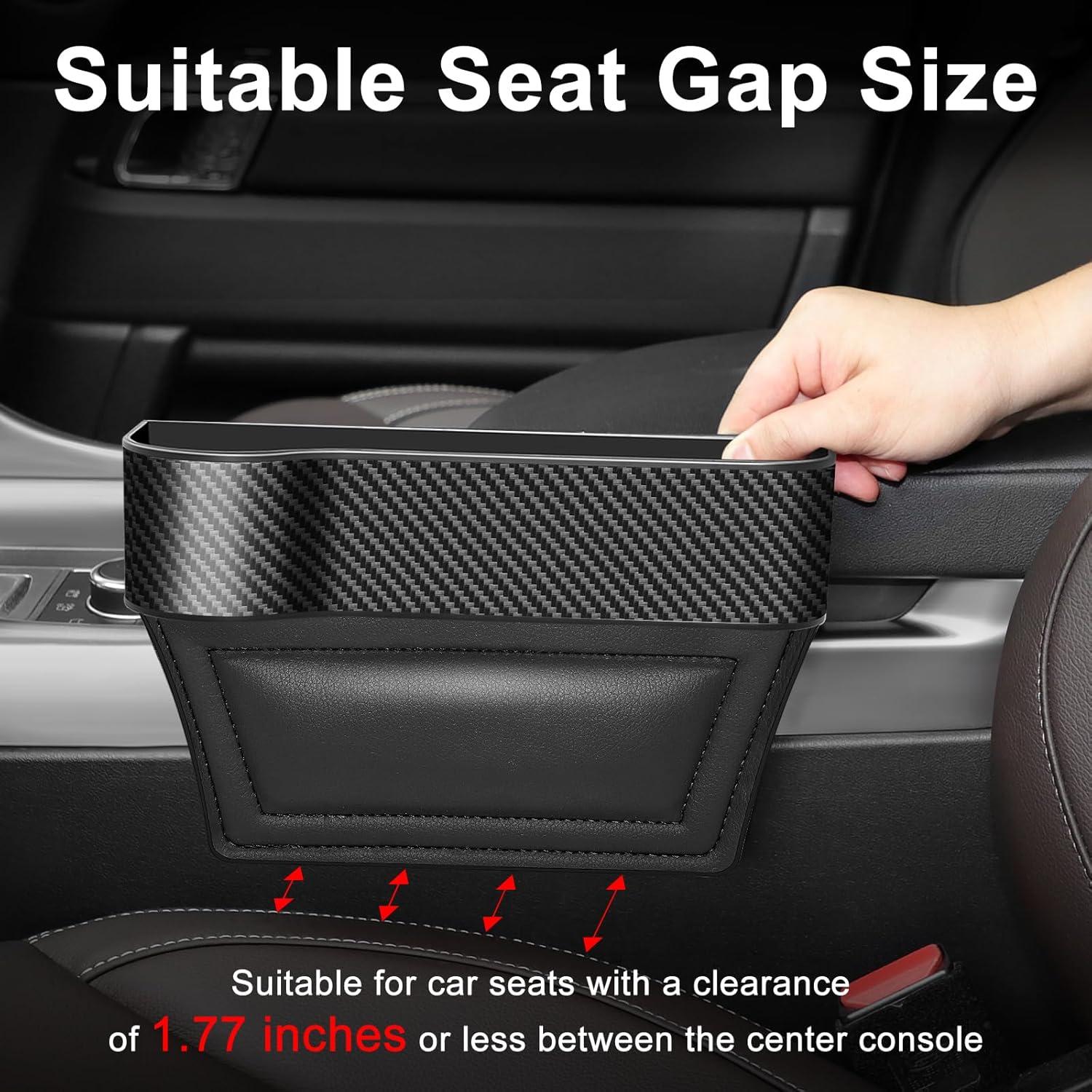 Organizador de Relleno de Espacio entre Asientos LEYACS Negro