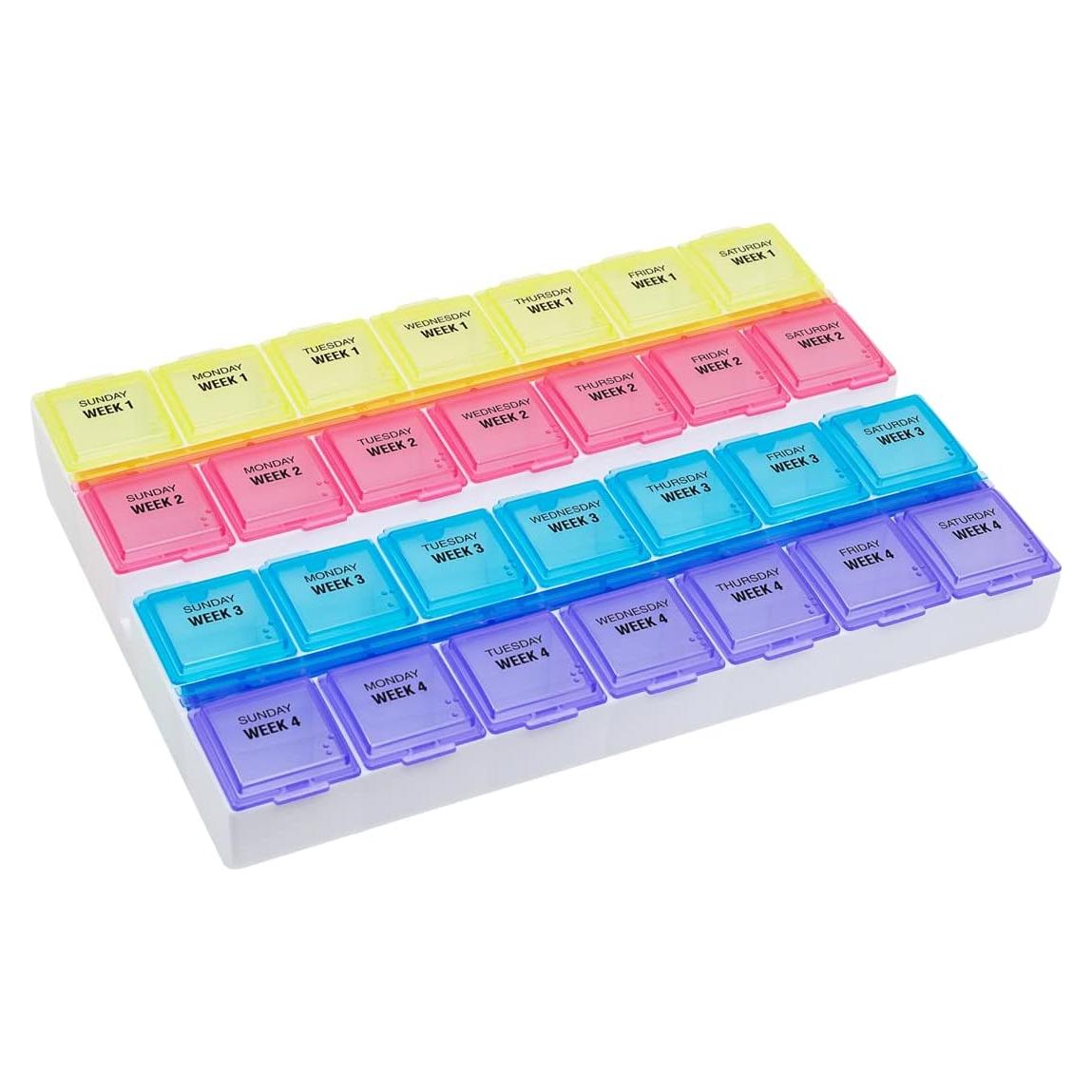 Estuche Organizador de Pastillas EZY DOSE 28 Días Libre BPA