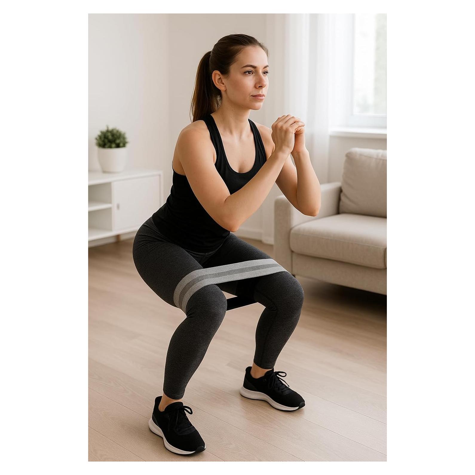 Juego de Bandas de Resistencia Zenlark - 3 Niveles Antideslizantes