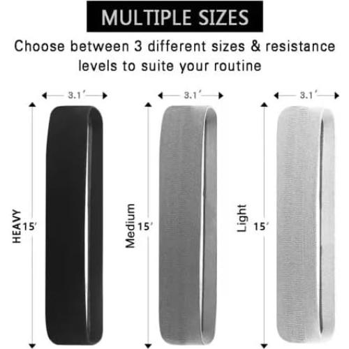 Juego de Bandas de Resistencia Zenlark - 3 Niveles Antideslizantes