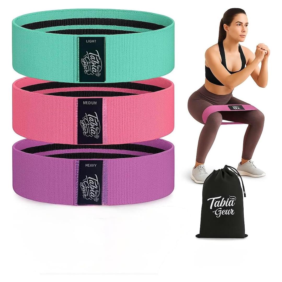 Set de 3 Bandas de Resistencia Tabia Gear - Antideslizantes